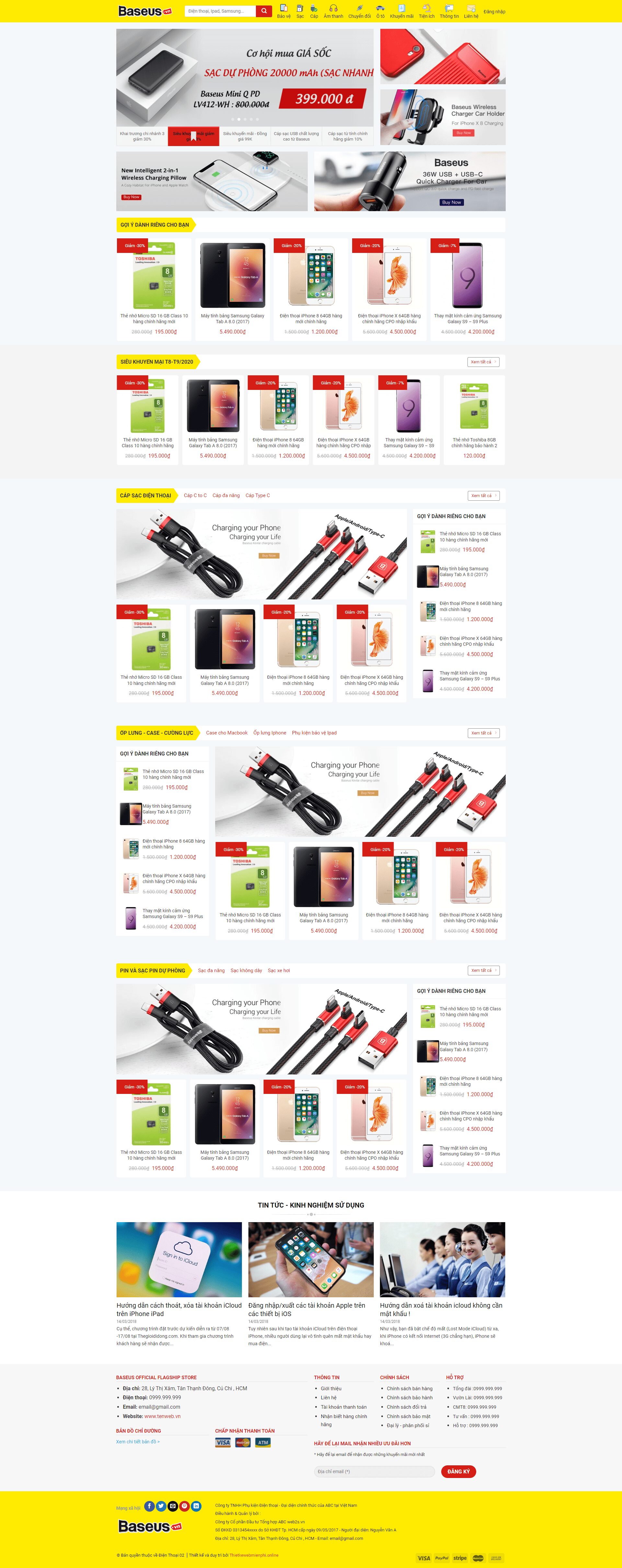 Giao diện website Điện Thoại 2 1 dienthoai2