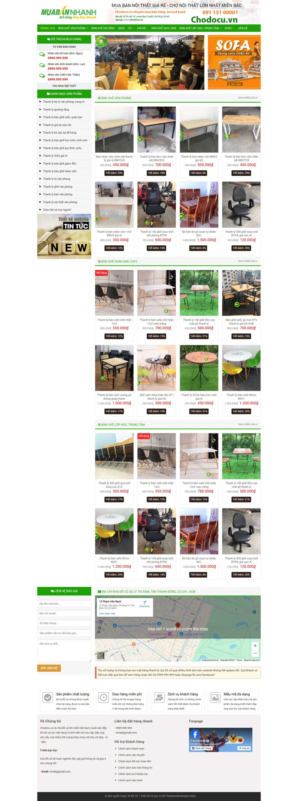 Giao diện website Đồ Cũ 1 docu scaled