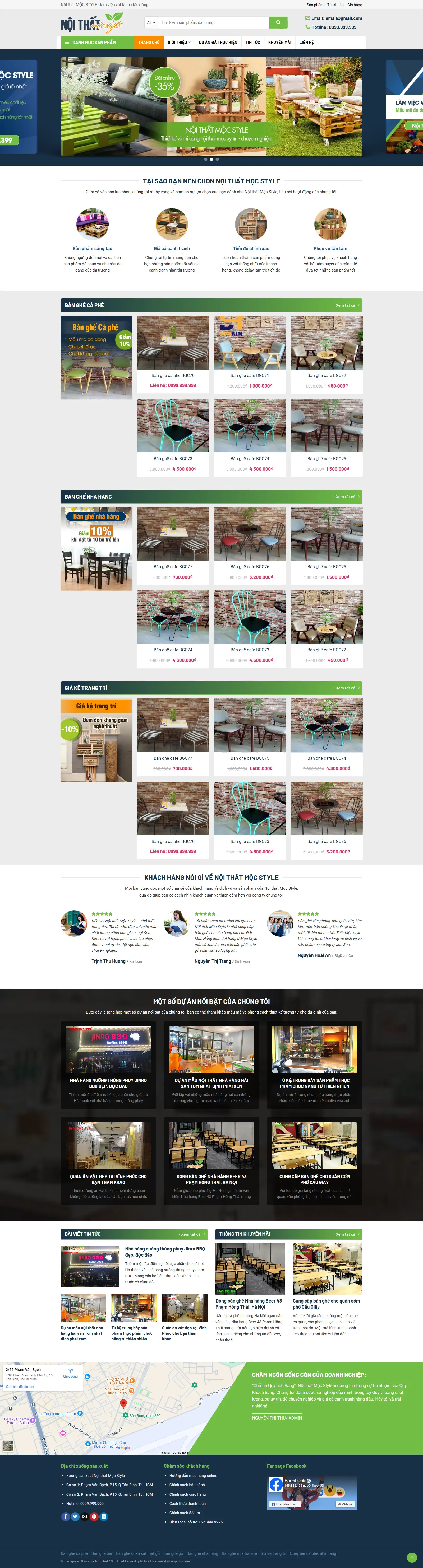 Giao diện website Nội Thất 10 1 noithat10