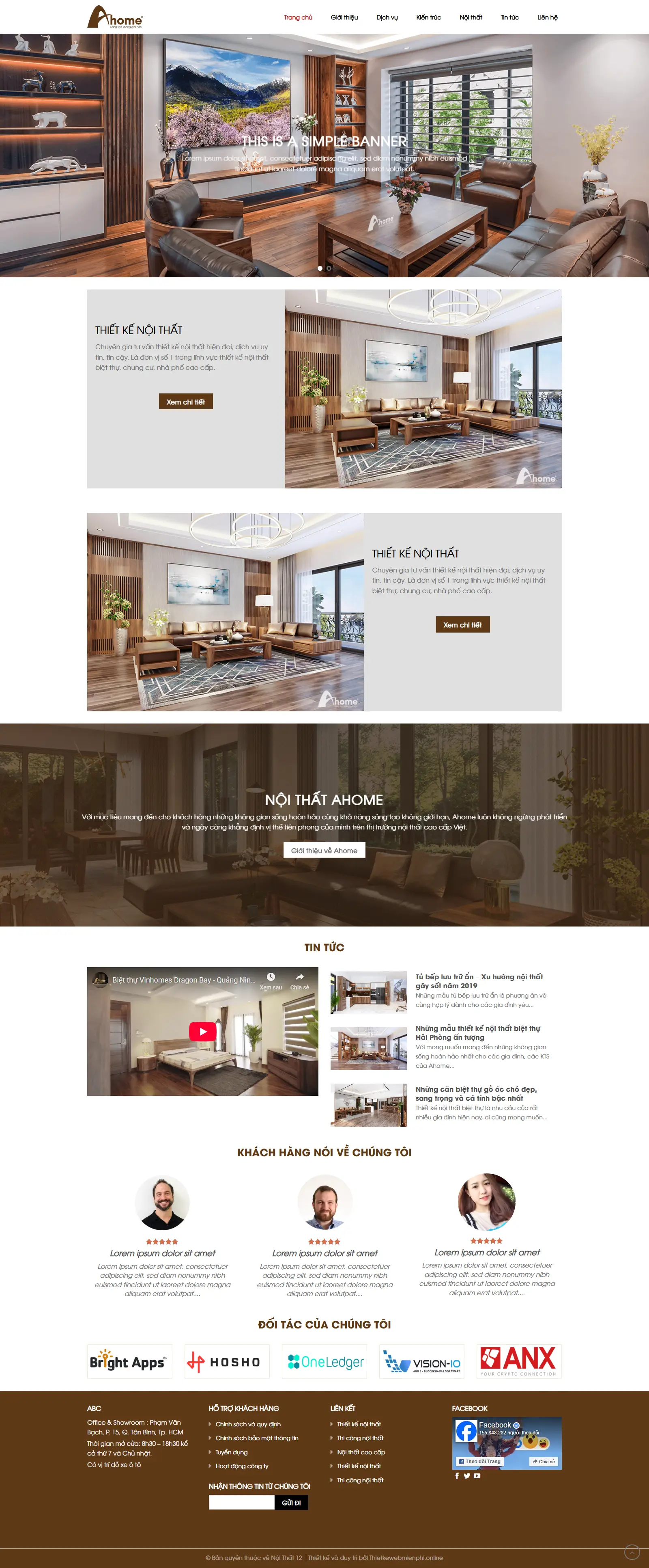 Giao diện website Nội Thất 12 1 noithat12