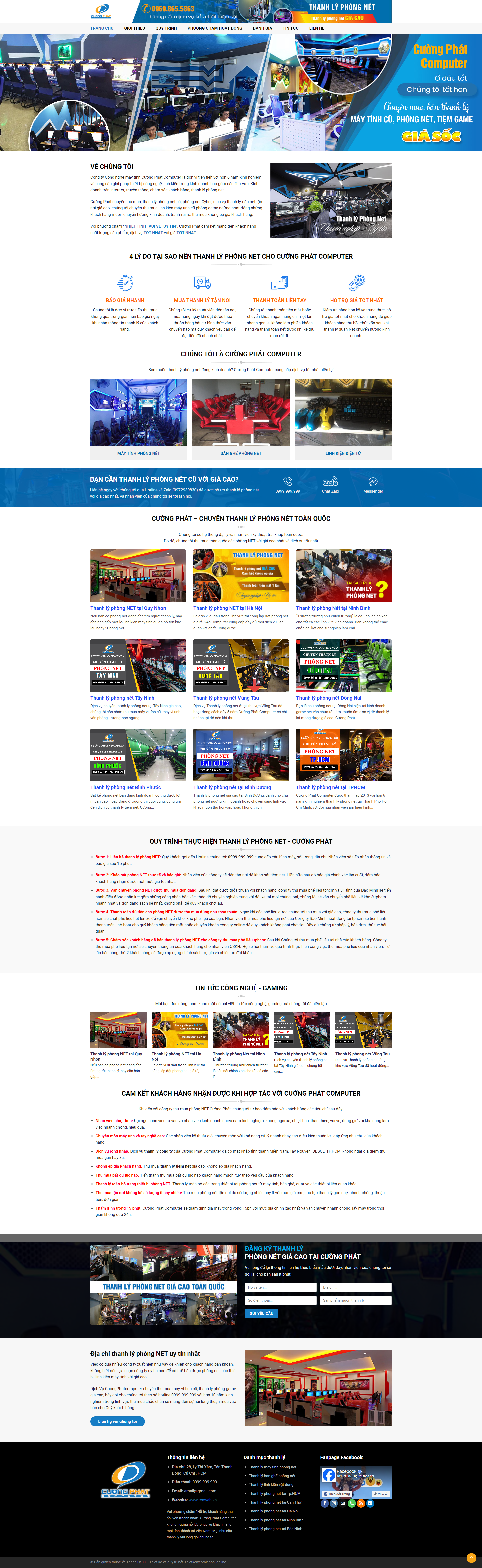 Giao diện website Thanh Lý 3 1 thanhly3