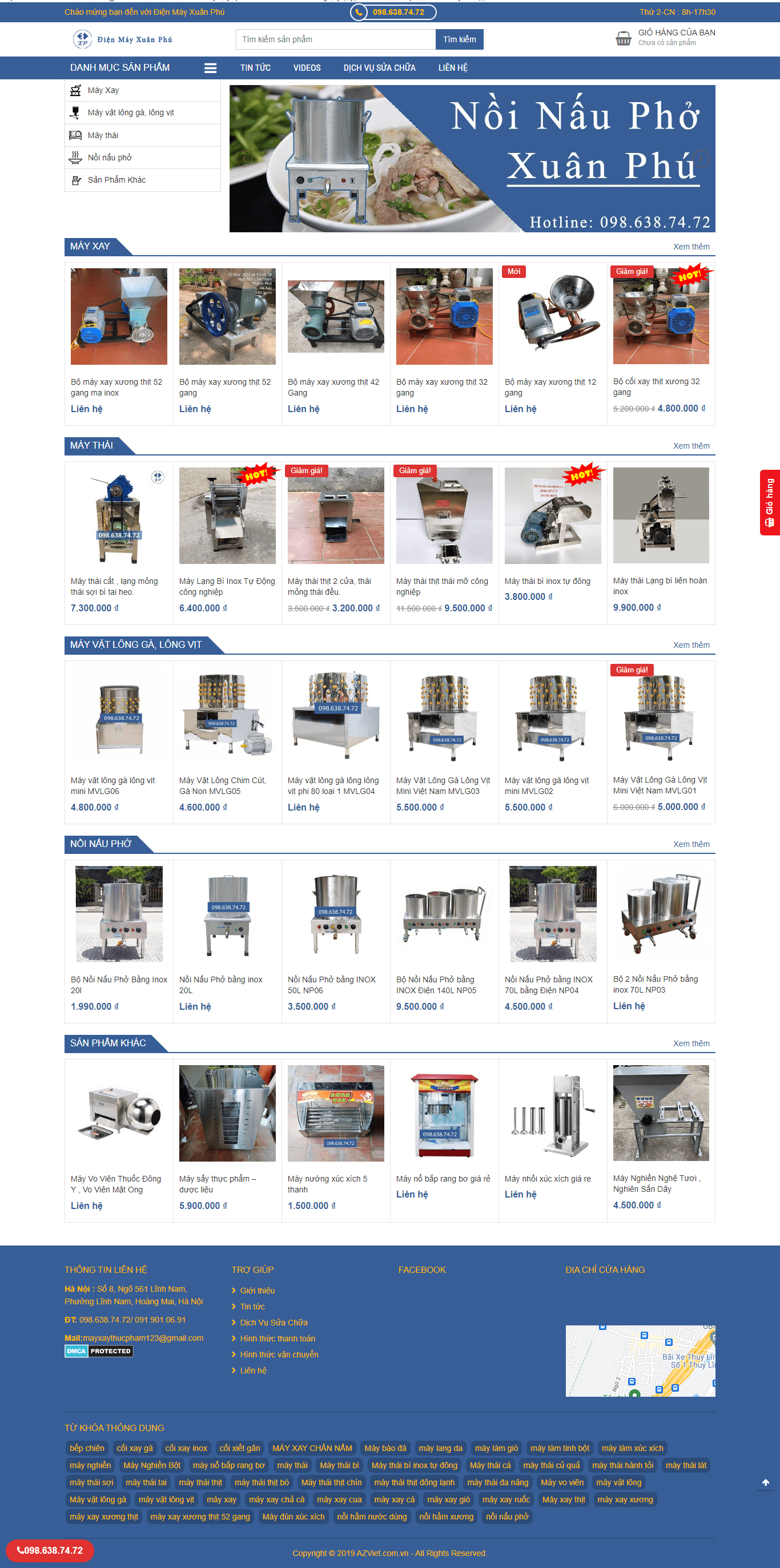 Thiết kế website bán hàng trực tuyến "Điện Máy Xuân Phú" 1 Giới thiệu Dự án Website Điện Máy Xuân Phú