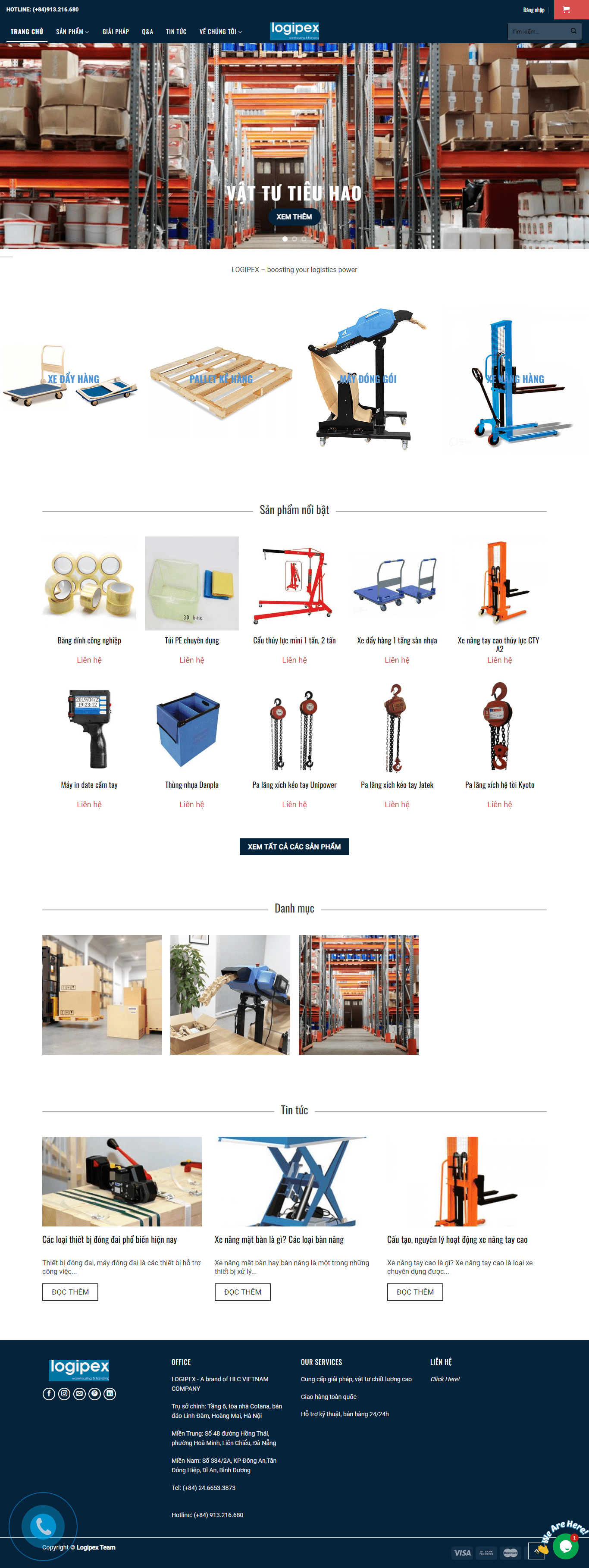 Giới thiệu Dự án Website Logipex.vn